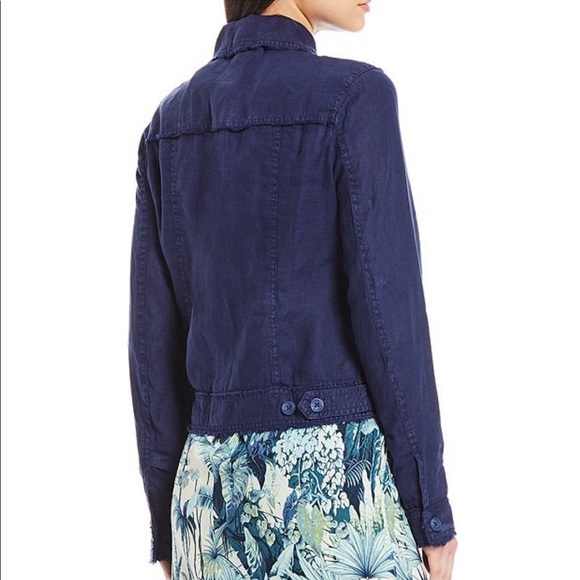 Tommy Bahama Two Palm Raw Edge Point Collar Jacket - Picture 5 of 12